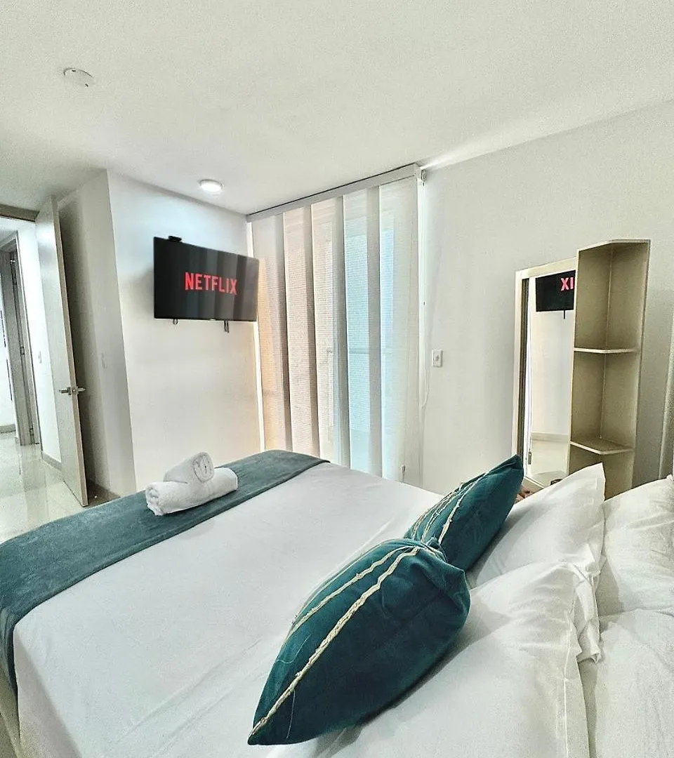 Alojamiento Lujoso Con Vista Excepcional Cartagena Appartement